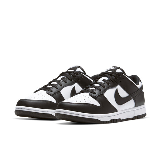 nike dunk low panda white black
