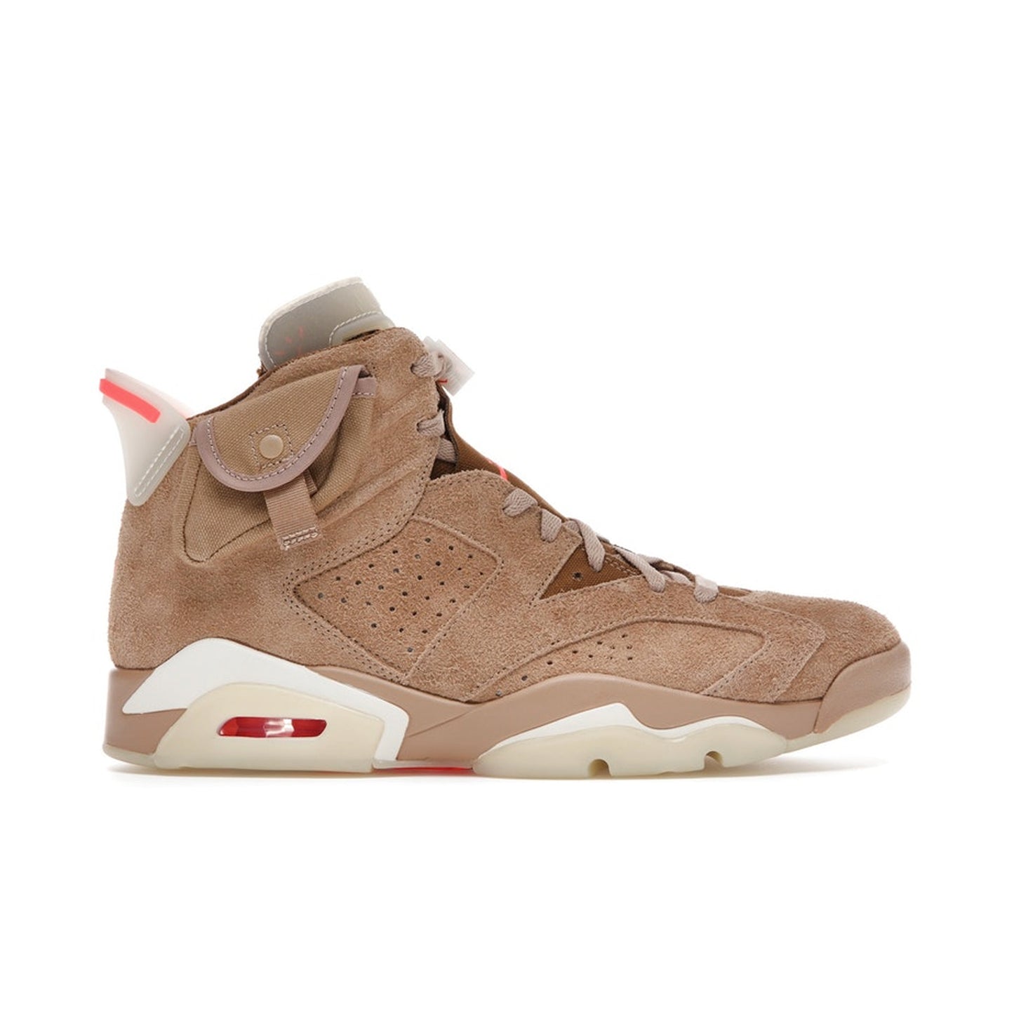 nike air jordan 6 travis scott british khaki