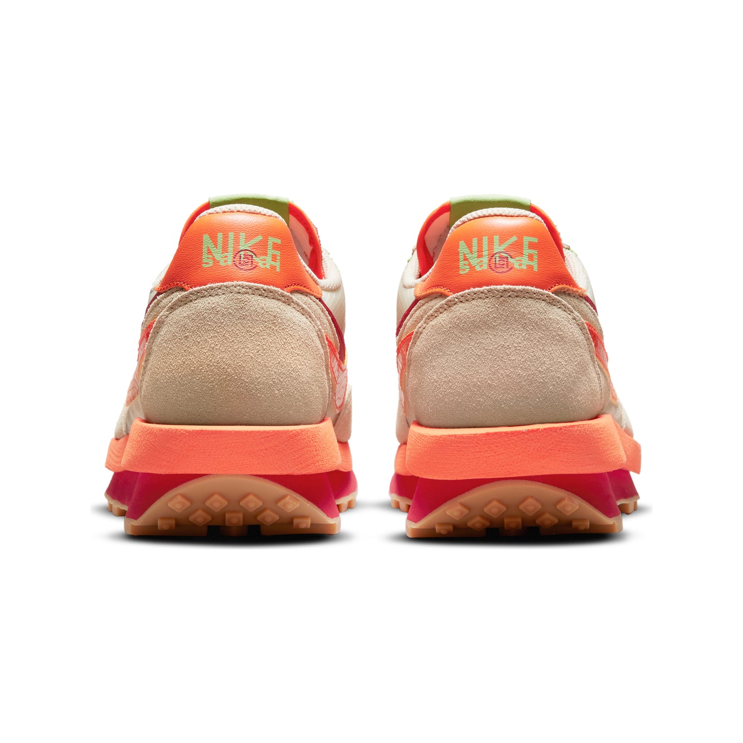Nike x Sacai x Clot LD Waffle "Orange Blaze"
