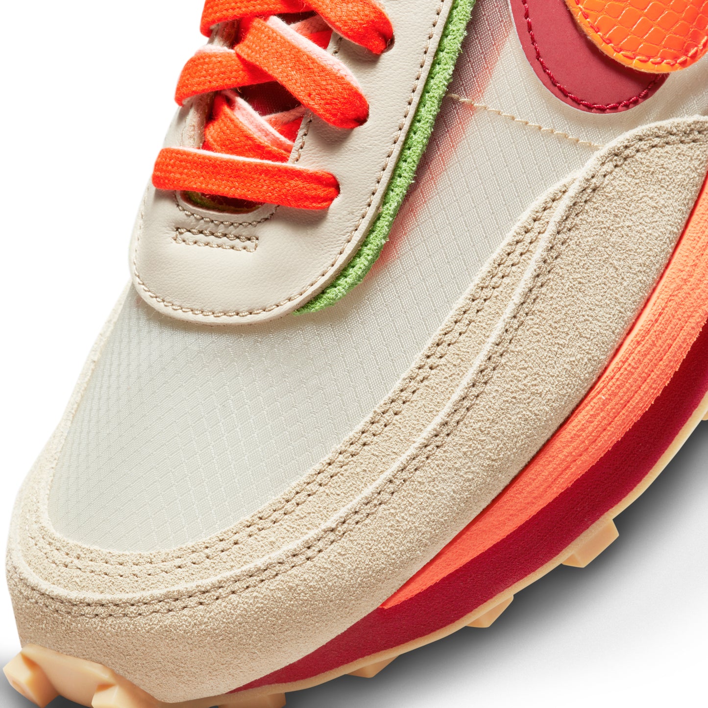 Nike x Sacai x Clot LD Waffle "Orange Blaze"