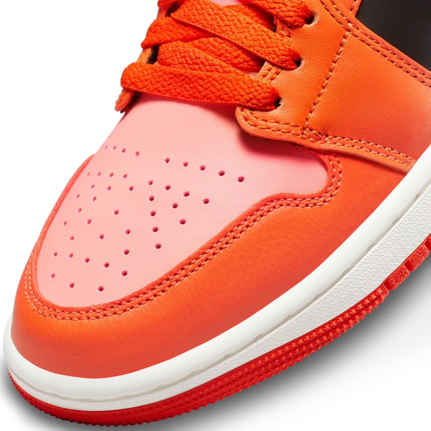 Nike Air Jordan 1 Mid SE Rush Orange Crimson Bliss (W)
