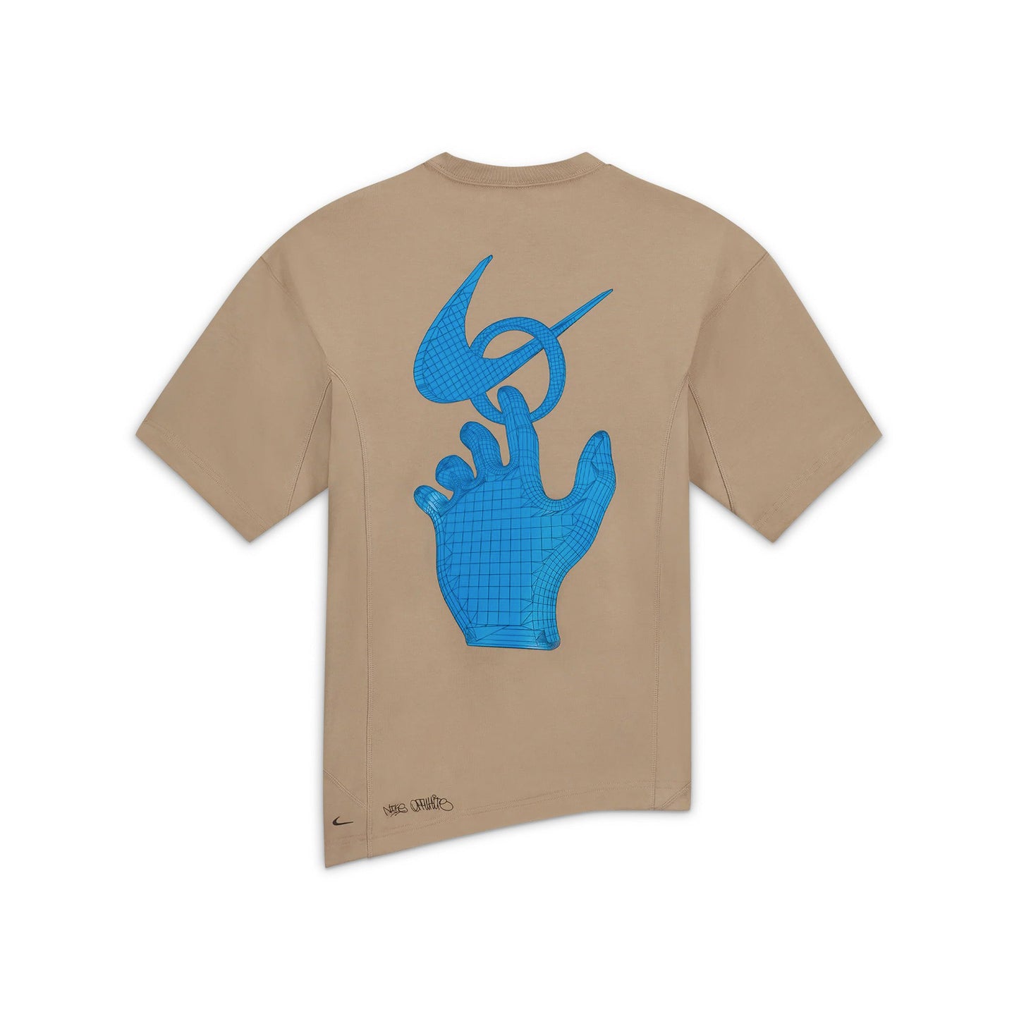 Nike x Off-White CL Fleece Tee Khaki