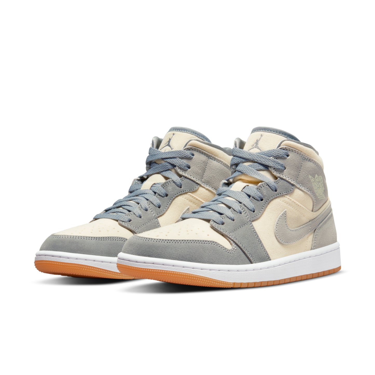 Nike Air Jordan 1 Mid Coconut Milk Particle Grey