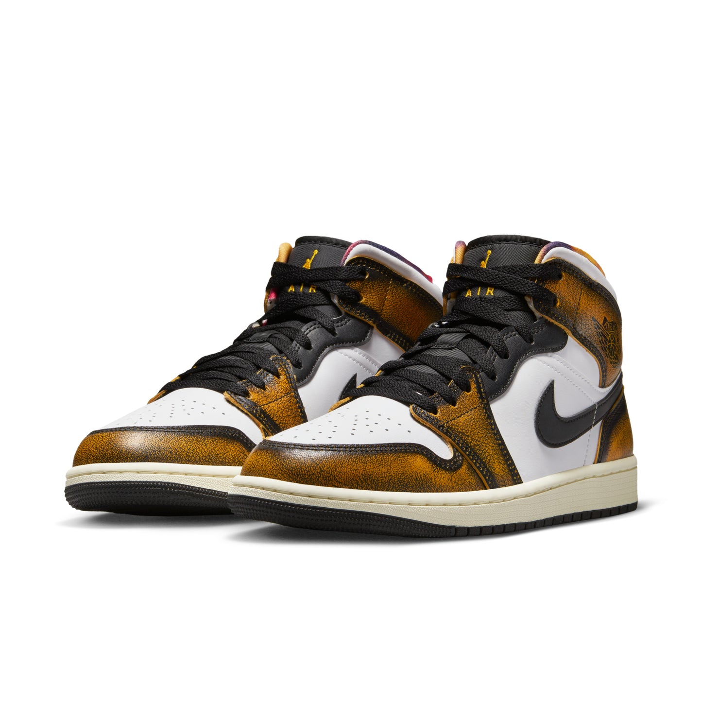 Nike Air Jordan 1 Mid SE Orange Wear Away