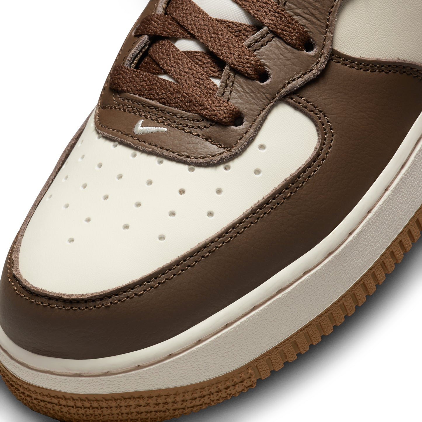 Nike Air Force 1 Mid Plaid Cream Red