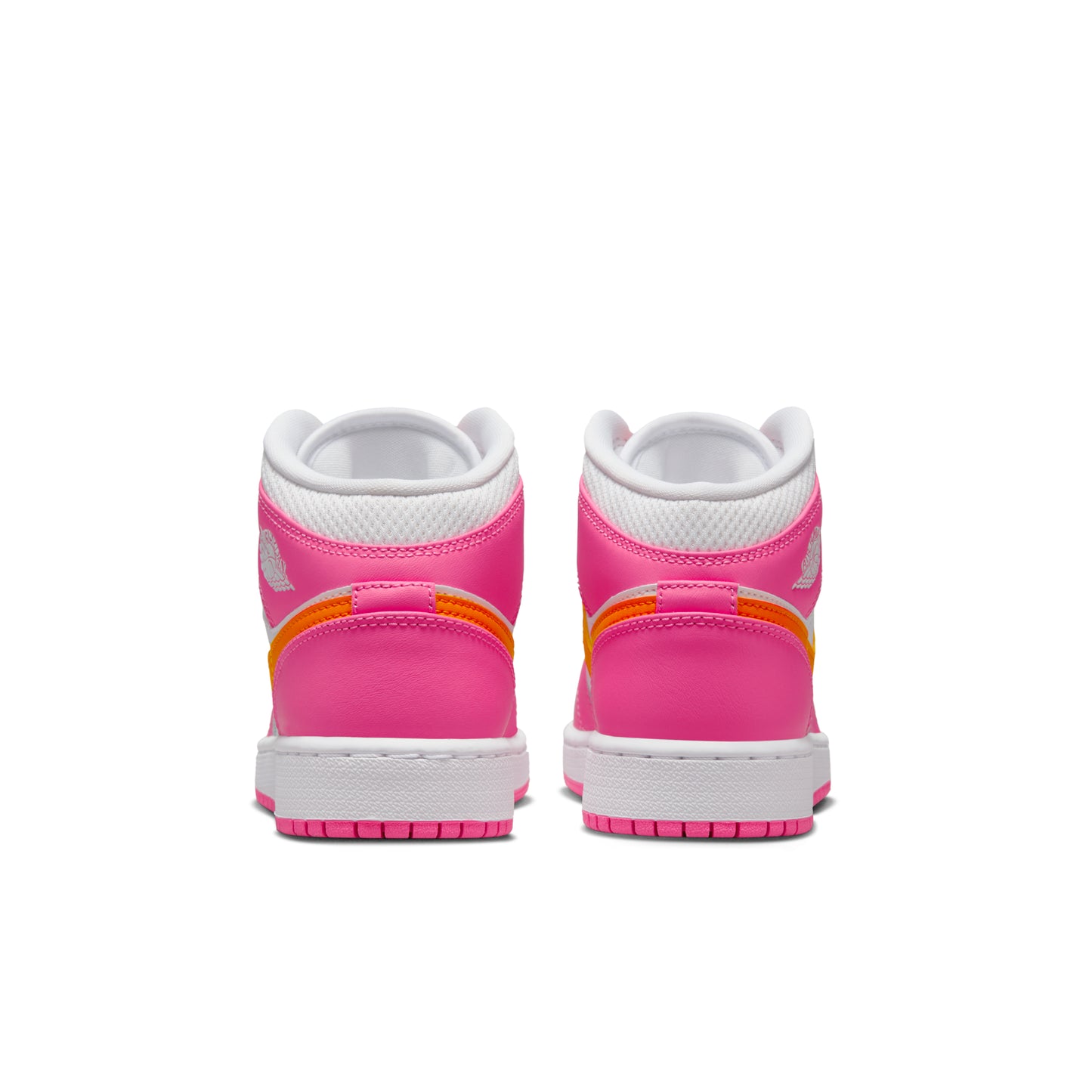 Nike Air Jordan 1 Mid Pinksicle Safety Orange (GS)