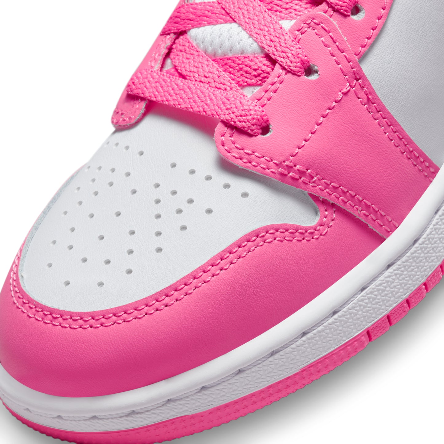Nike Air Jordan 1 Mid Pinksicle Safety Orange (GS)