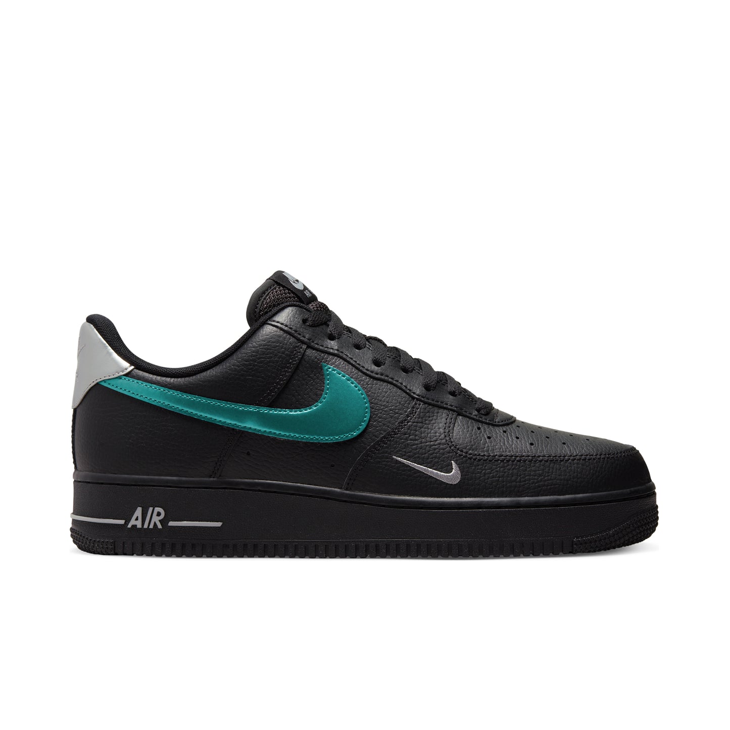 Nike Air Force 1 '07 Black Blue Lightning