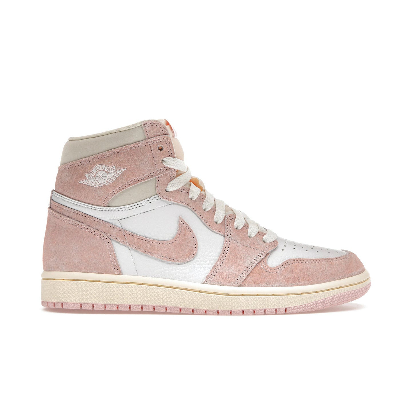 nike aj1 high washed pink