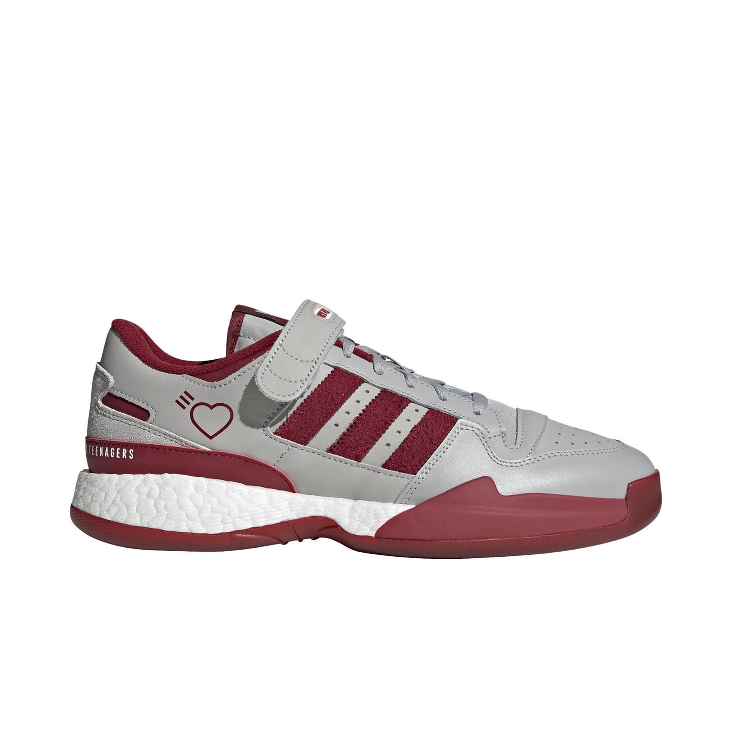 Adidas Forum Boost Low Human Made Grey Burgundy