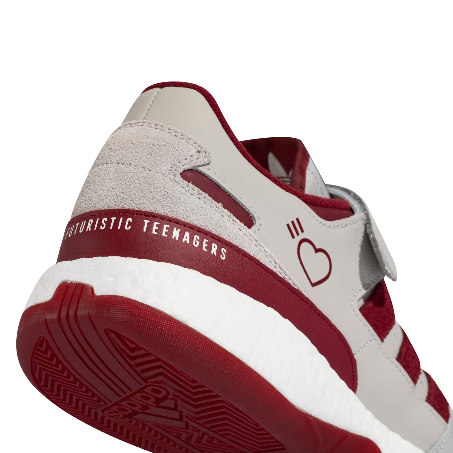 Adidas Forum Boost Low Human Made Grey Burgundy