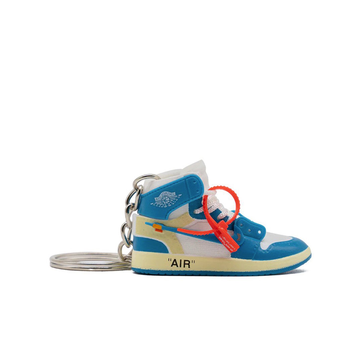 Breloc Nike Air Jordan 1 Retro High Off-White University Blue