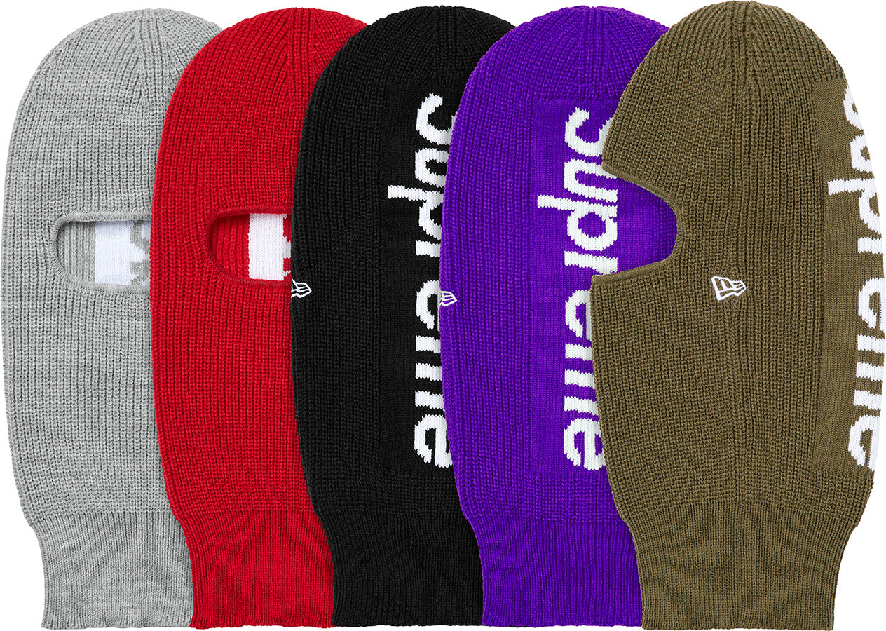 Supreme x New Era Balaclava "Heather Grey"