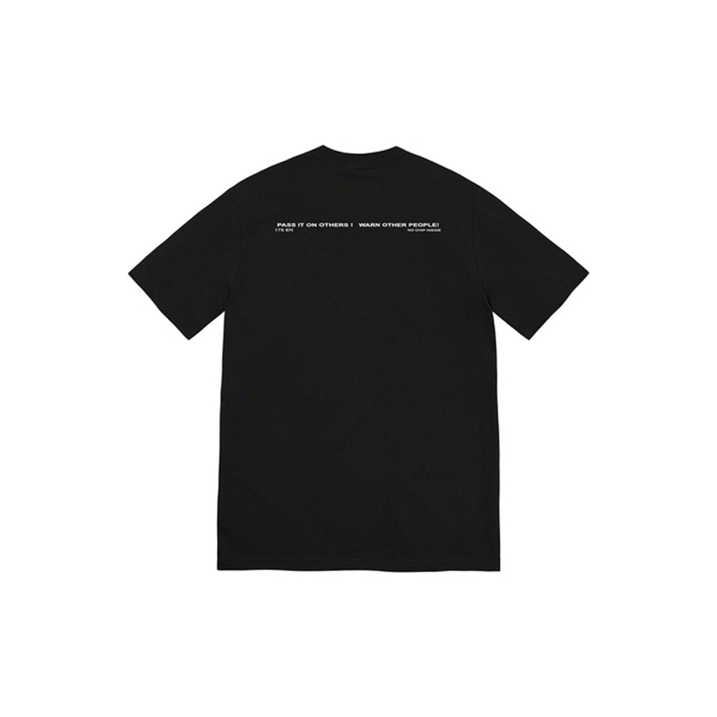 Supreme Warning Tee Black