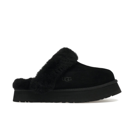ugg disquette slippers black