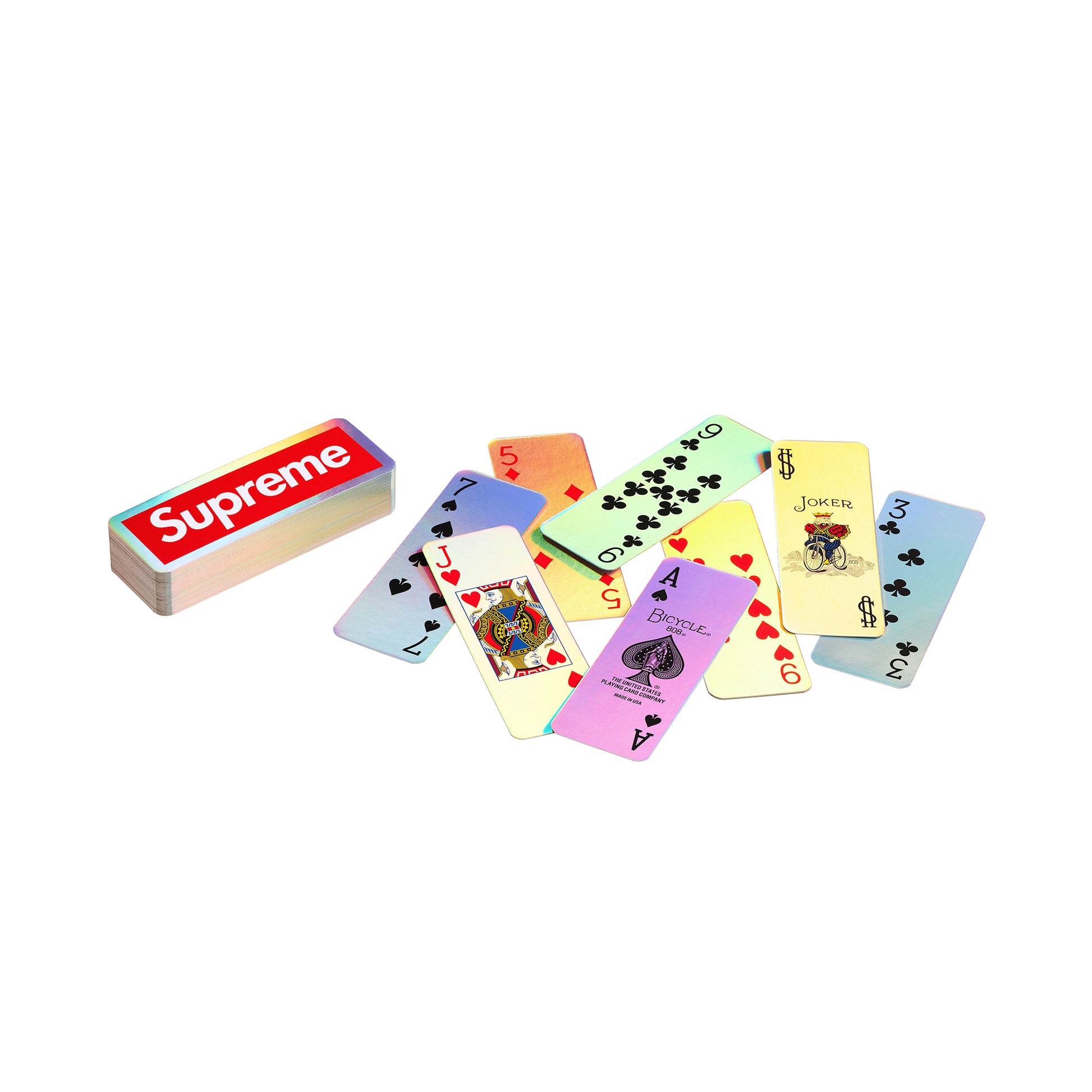 supreme bicycle holographic slice cards Supreme Bicycle Holographic Slice Cards Holographic – BNIB