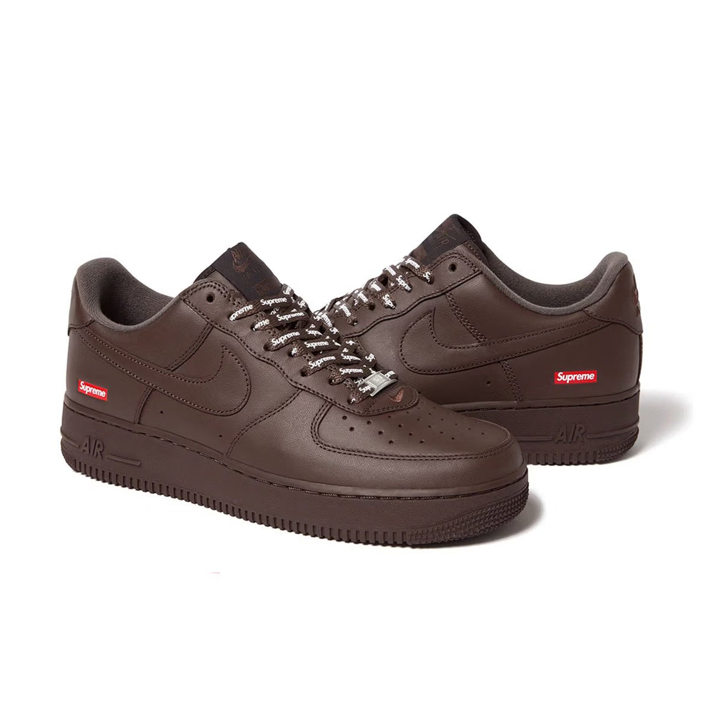 nike x air force 1 low supreme baraque brown