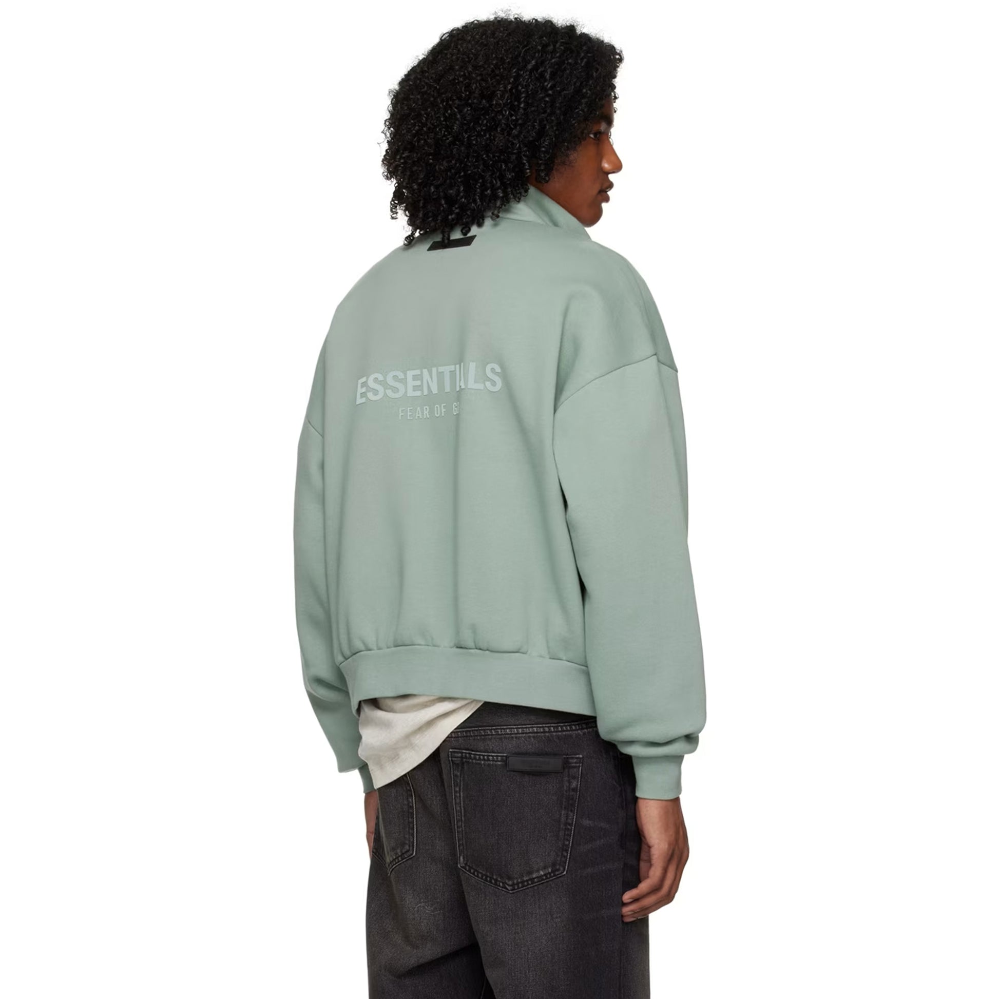 Fear of God ESSENTIALS Blue Full Zip Jacket