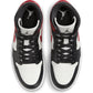 Jordan 1 Mid Gym Red Off Noir