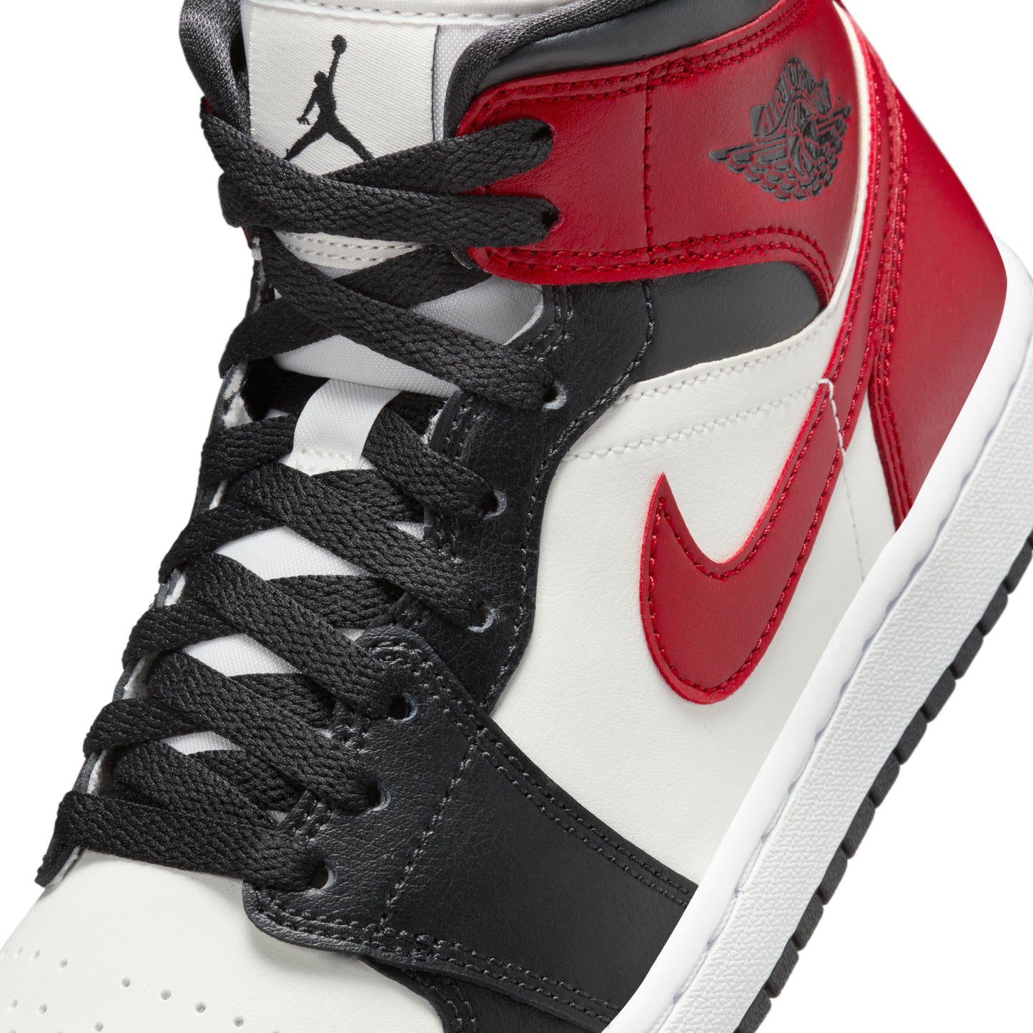 Nike Jordan 1 Mid Gym Red Off Noir