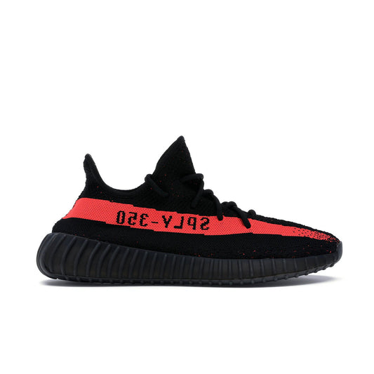 yeezy 350 v2 boost core black red