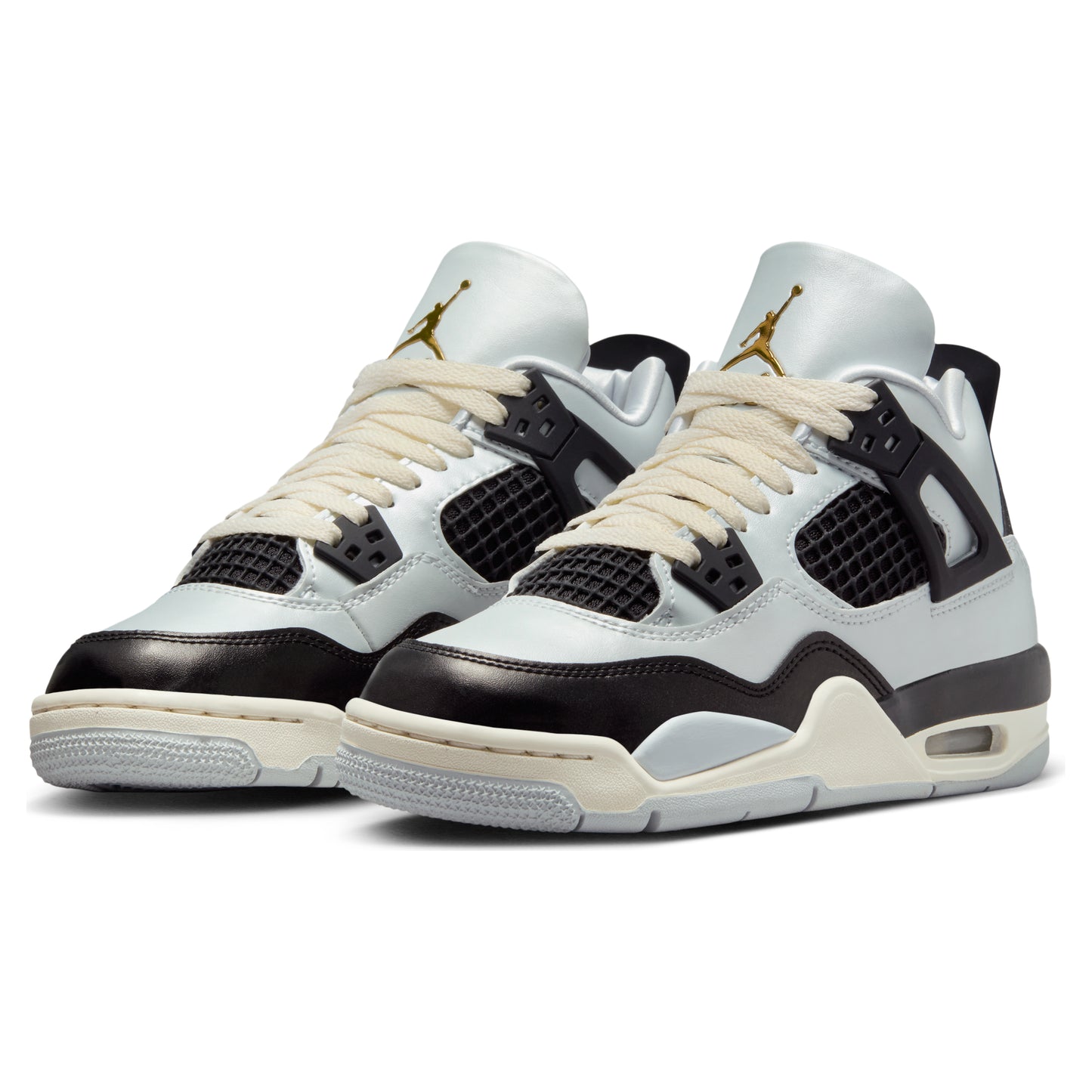 Nike Air Jordan 4 Retro Platinum Gold GS