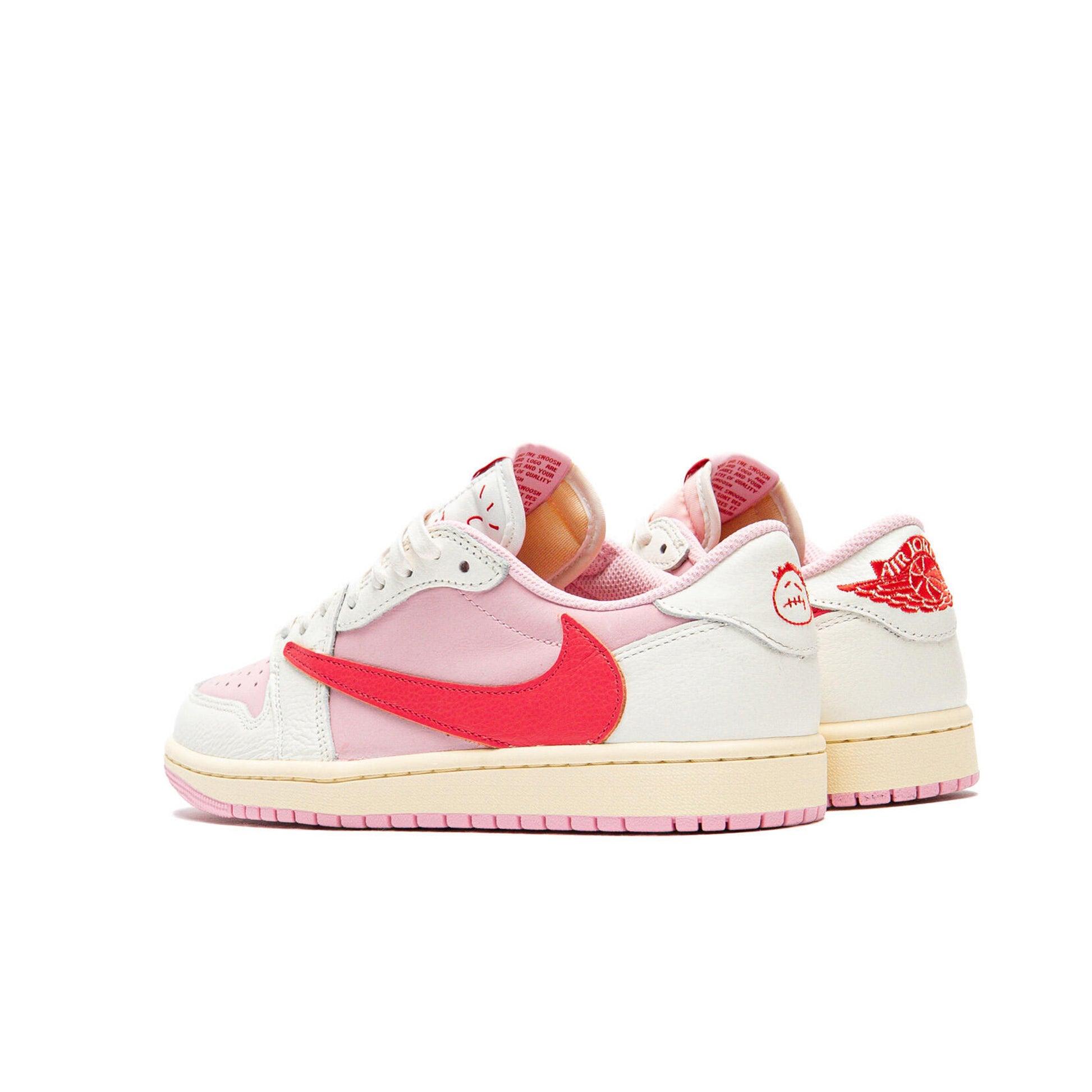 Nike Air Jordan 1 Retro Low OG SP x Travis Scott Sail Tropical Pink