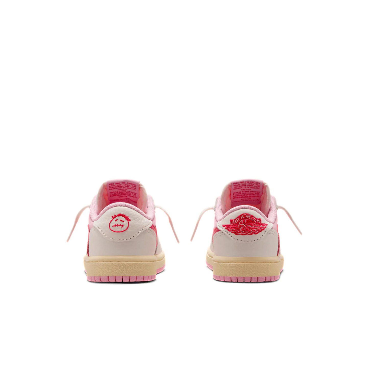Air Jordan 1 Retro Low OG SP Travis Scott Sail Tropical Pink (PS)