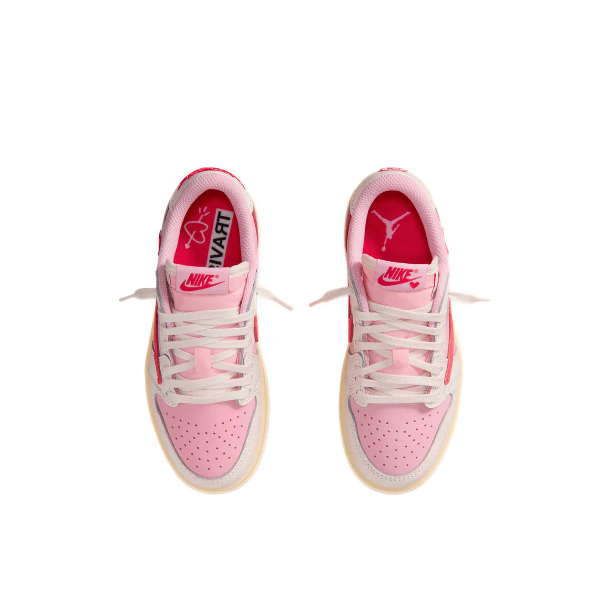 Jordan 1 Retro Low OG SP Travis Scott Sail Tropical Pink (PS)