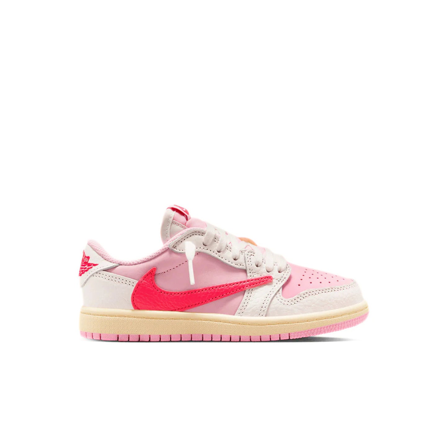 Nike Air Jordan 1 Retro Low OG SP Travis Scott Sail Tropical Pink (PS)