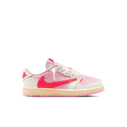 Nike Air Jordan 1 Retro Low OG SP Travis Scott Sail Tropical Pink (PS)