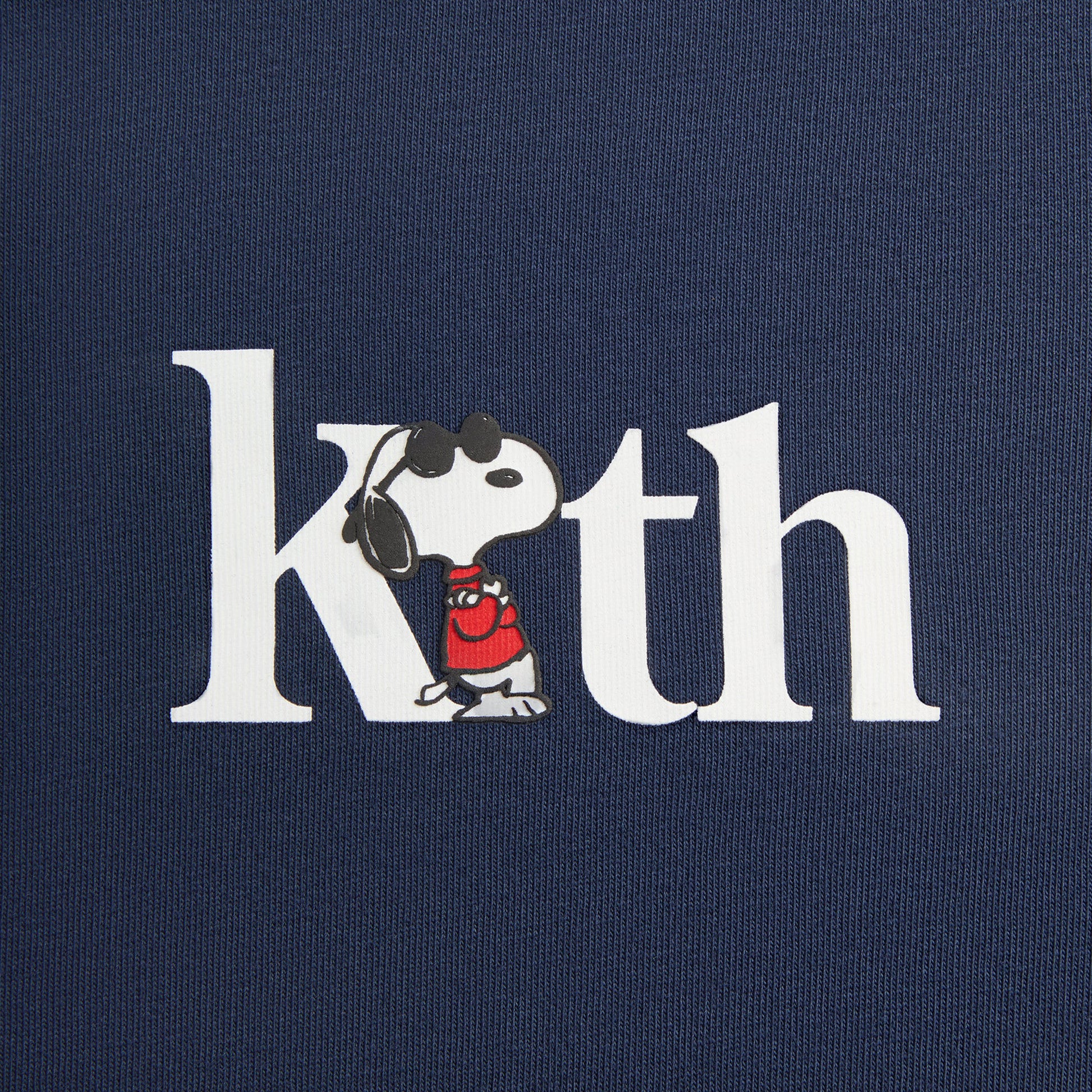 Kith Peanuts Joe Cool Serif Tee Nocturnal