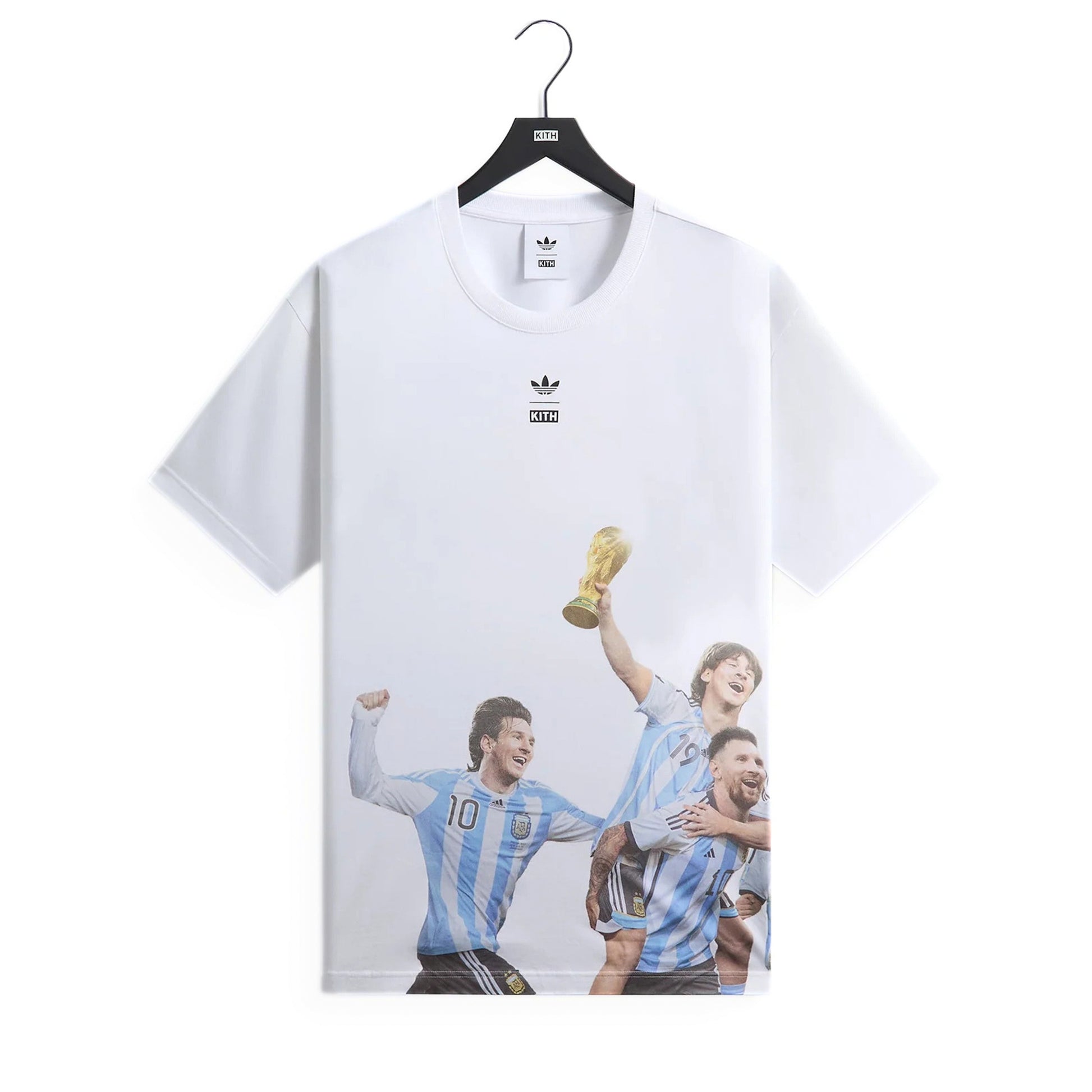Kith x adidas Messi Football World Cup Graphic Tee White