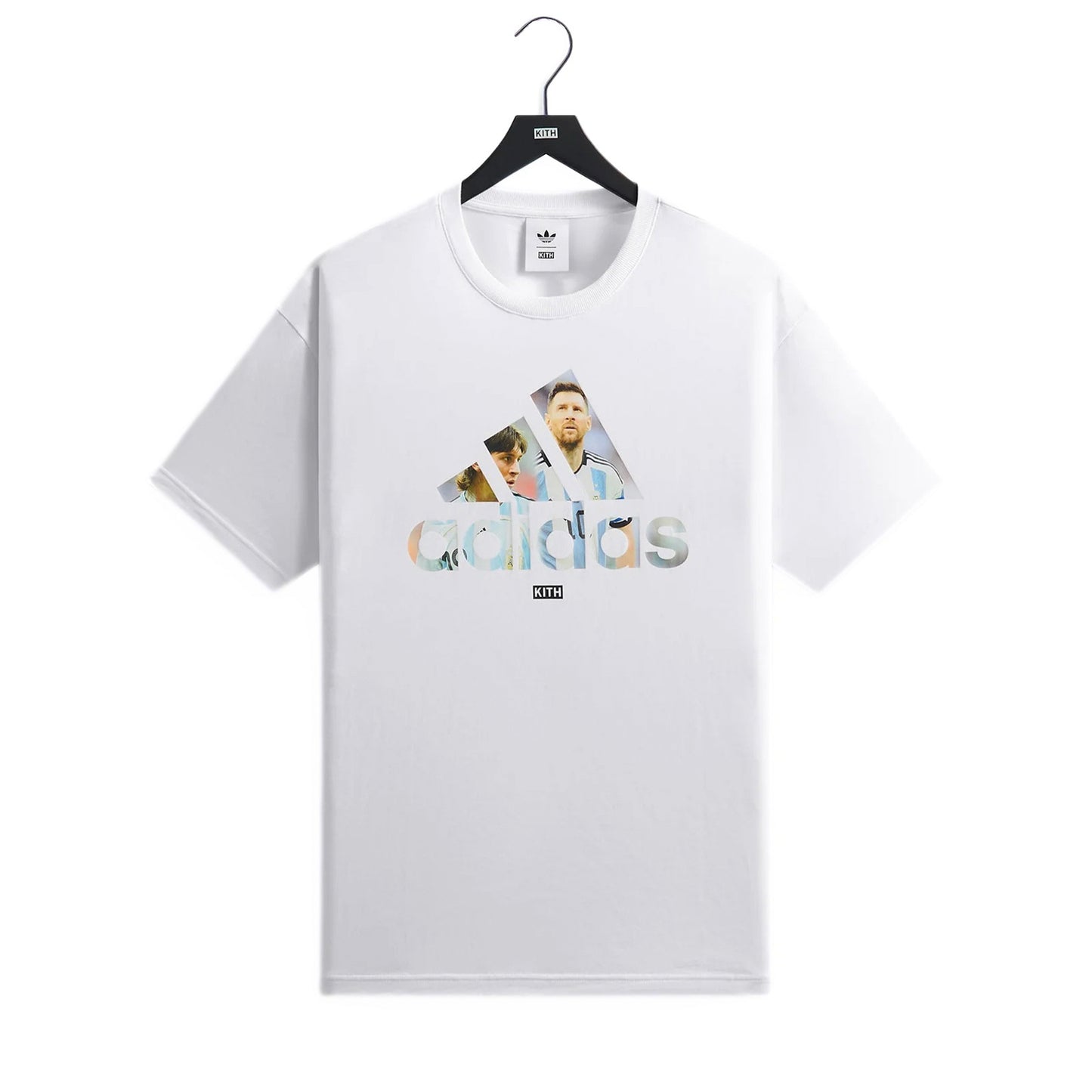 Kith x adidas Messi Football Graphic Tee White