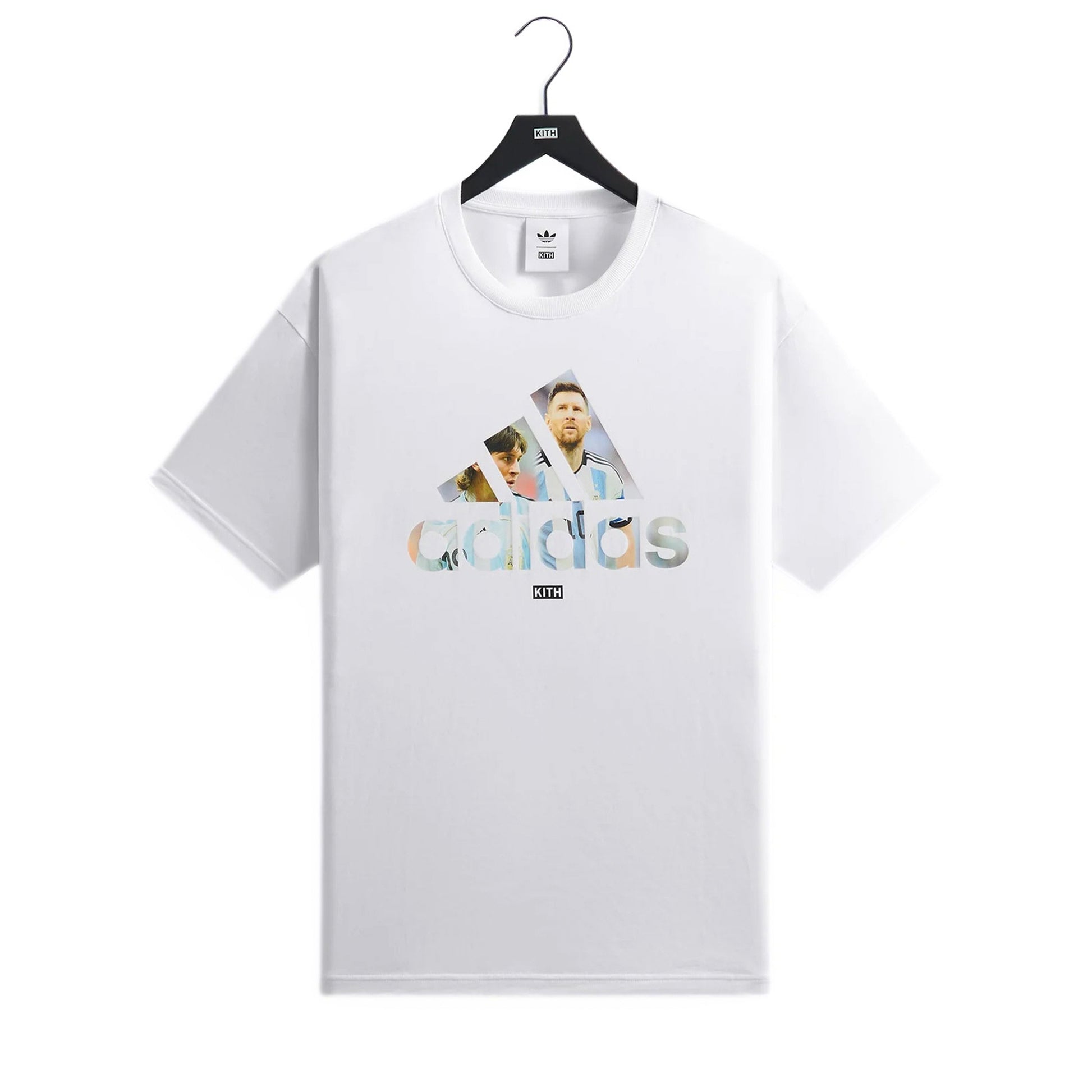 Kith x adidas Messi Football Graphic Tee White