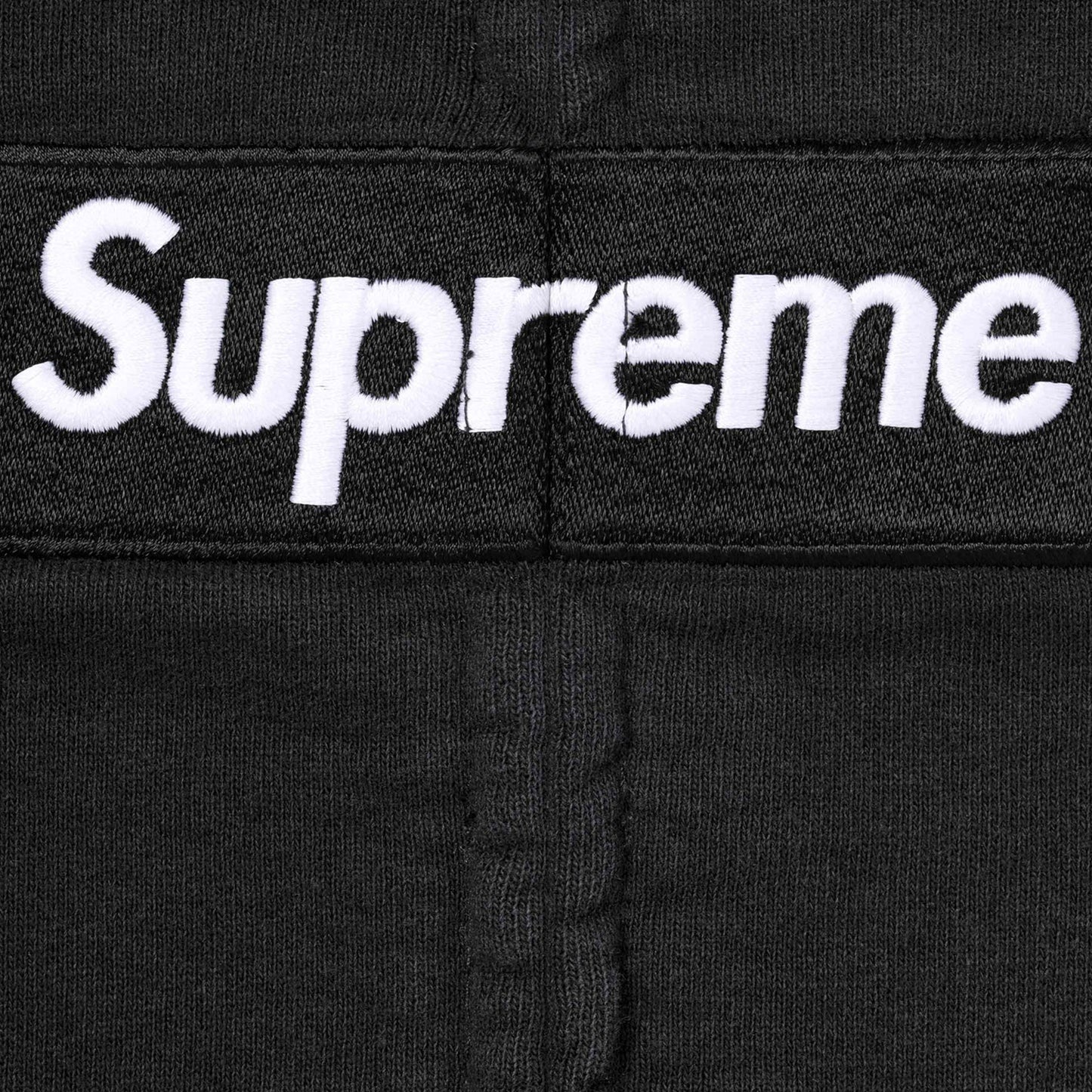 Supreme Maison Margiela Box Logo Zip Up Hooded Sweatshirt Black