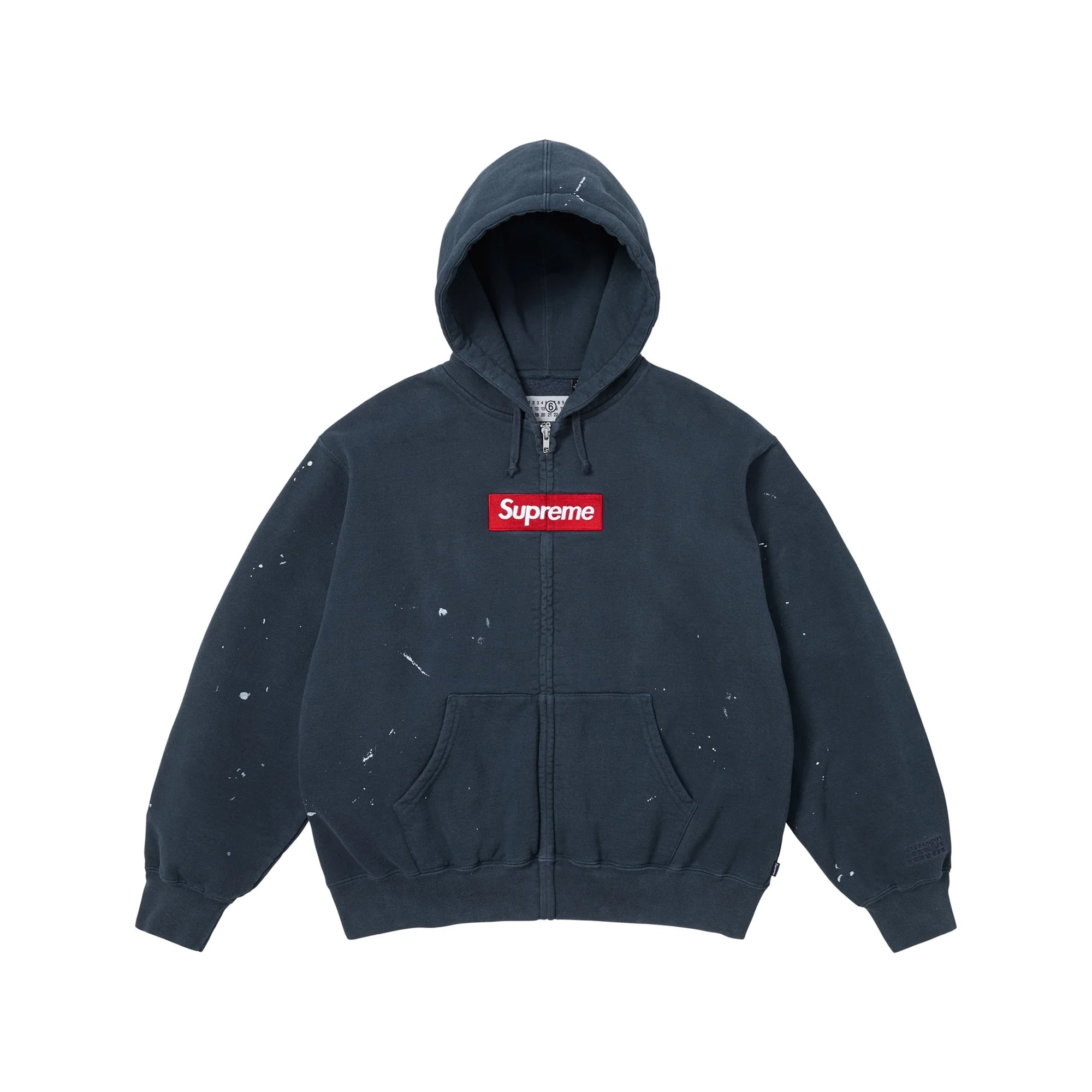 Supreme MM6 Maison Margiela Box Logo Zip Up Hooded Supreme MM6 Maison Margiela Box Logo Zip Up Hooded