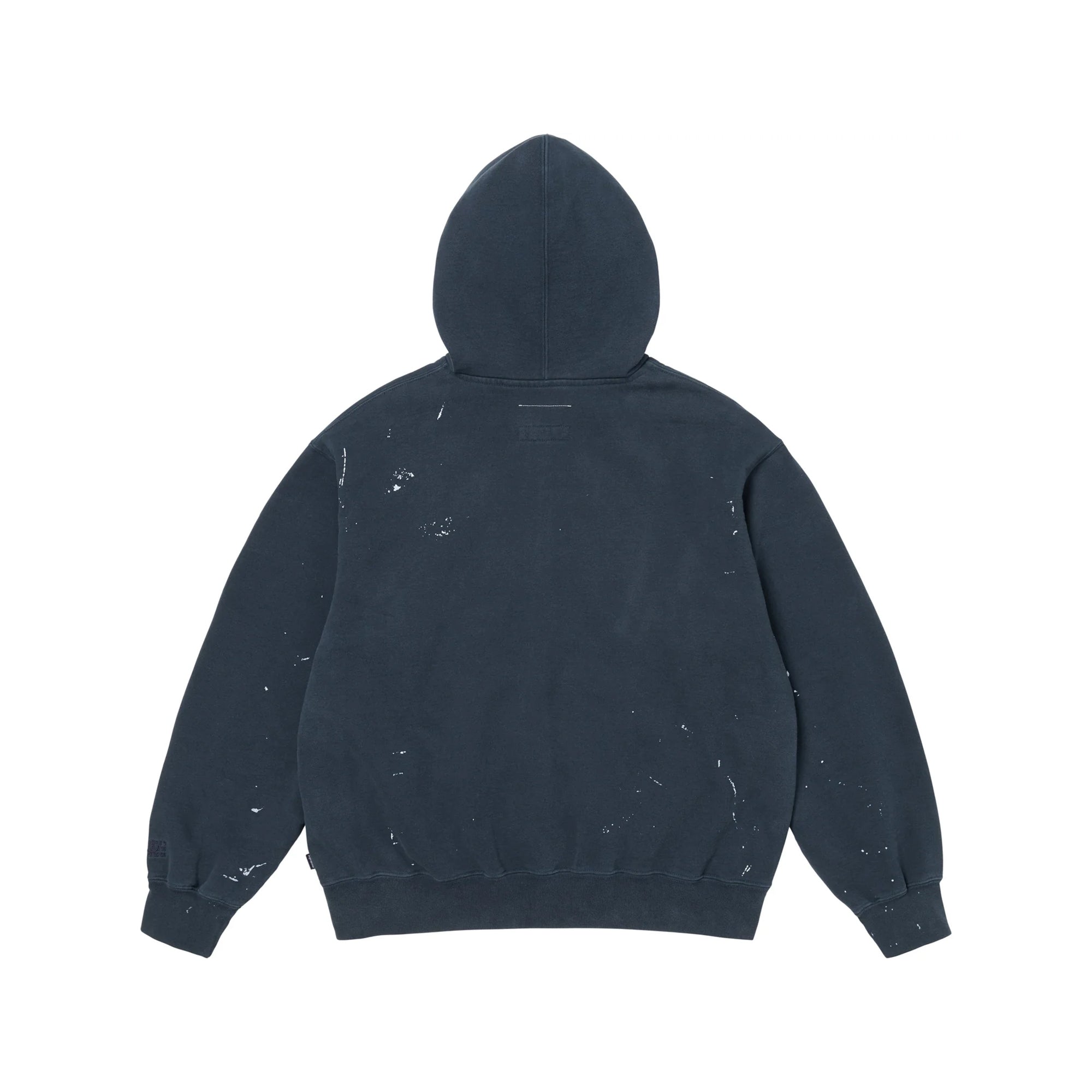 Supreme MM6 Maison Margiela Box Logo Zip Up Hooded Sweatshirt Navy