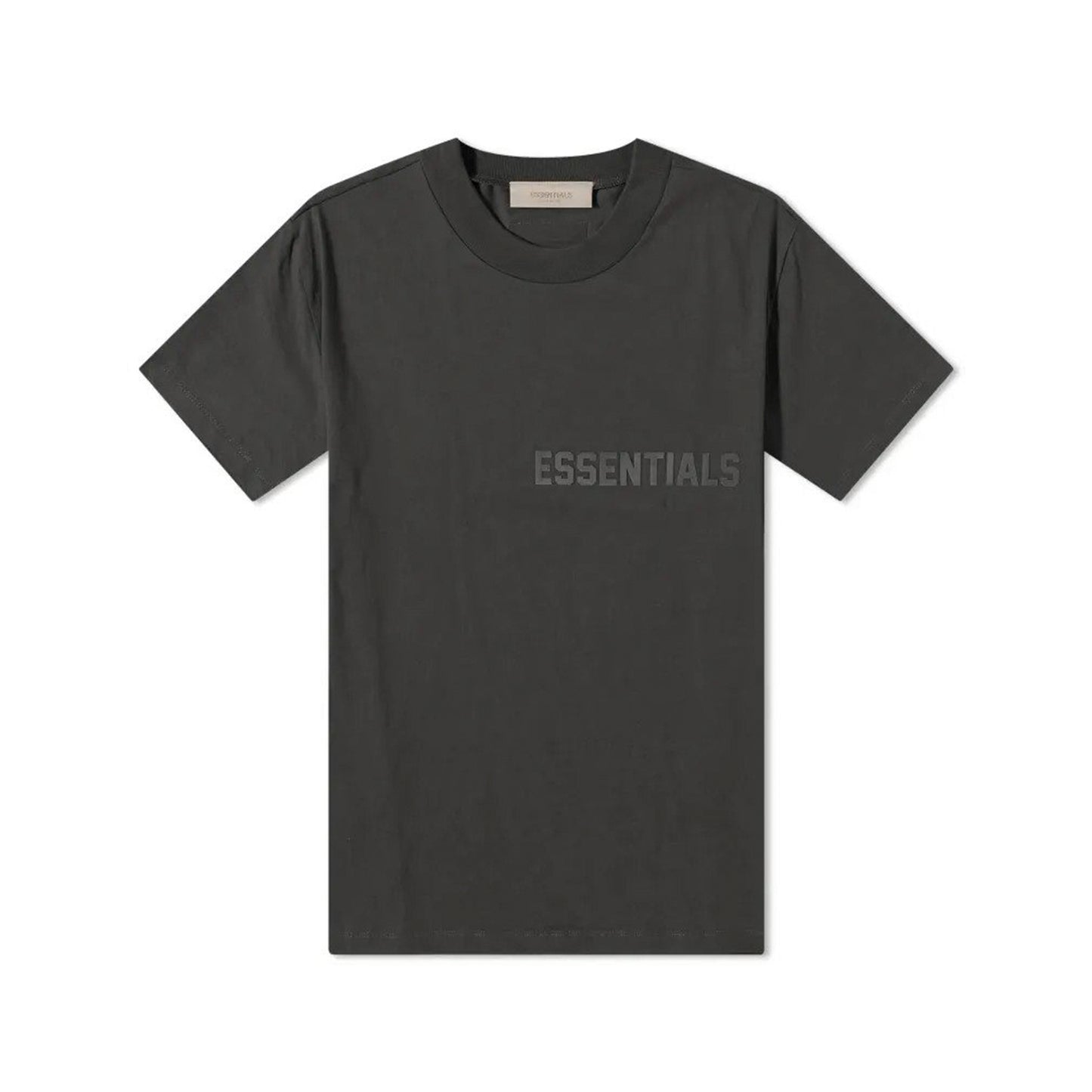 ESSENTIALS Off Black Logo T-Shirt