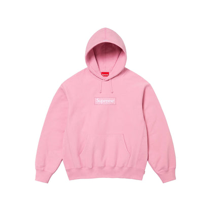 Supreme Box Logo Hooded Sweatshirt FW24 Pink