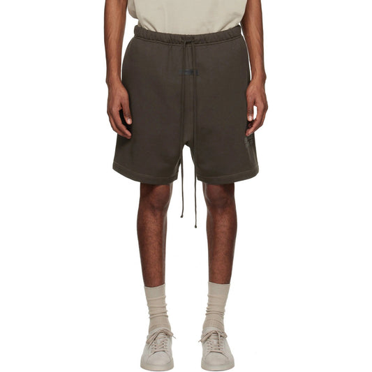 ESSENTIALS Gray Drawstring Shorts