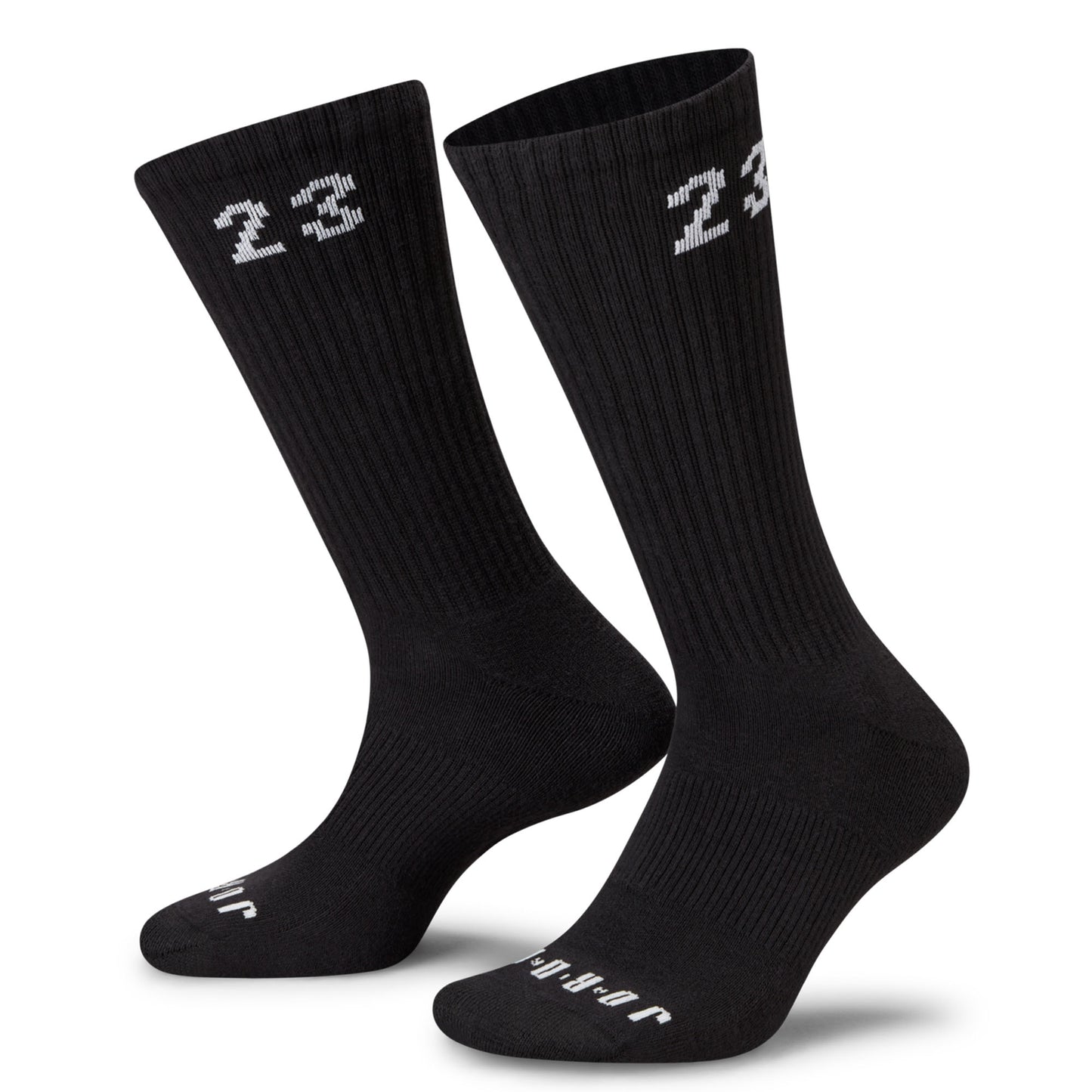 Jordan Essentials Crew Socks Black / White 3 Pack