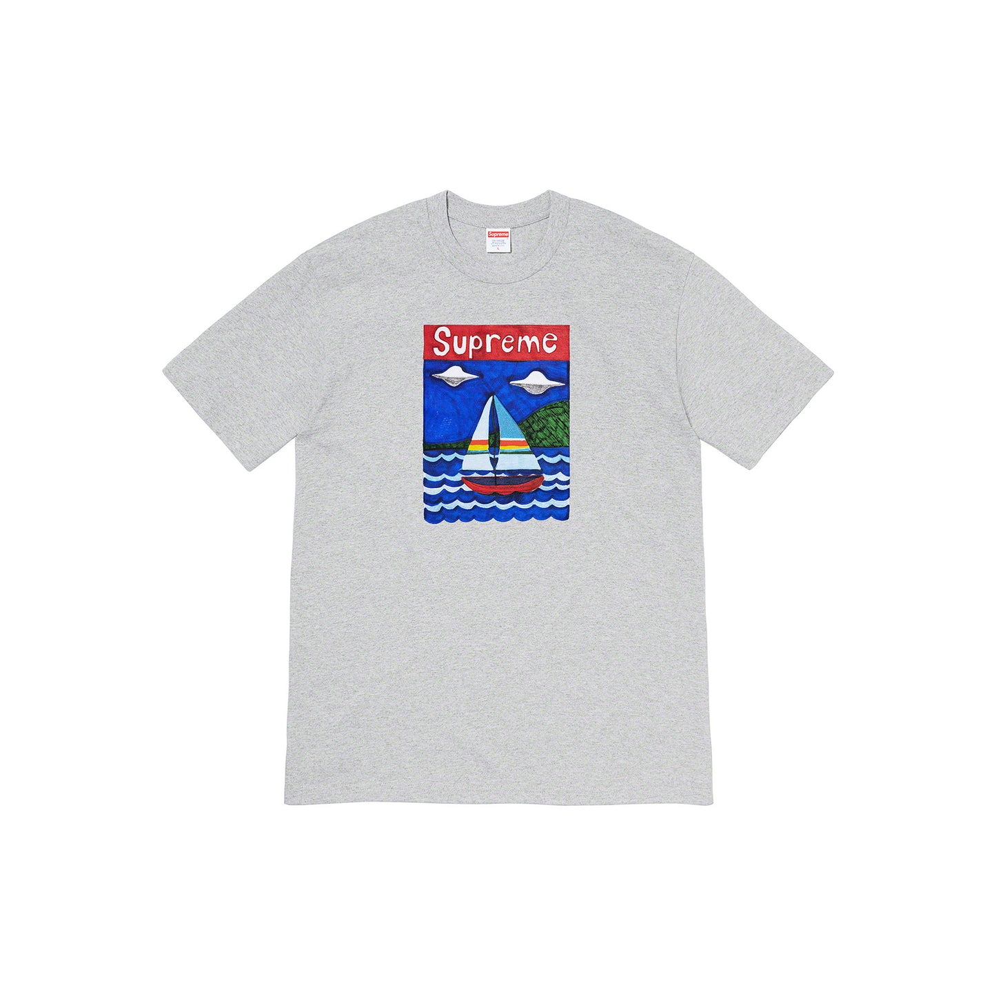 Supreme Sailboat T-Shirt "Heather Grey"