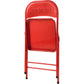 Supreme Metal Folding Chair "Red"