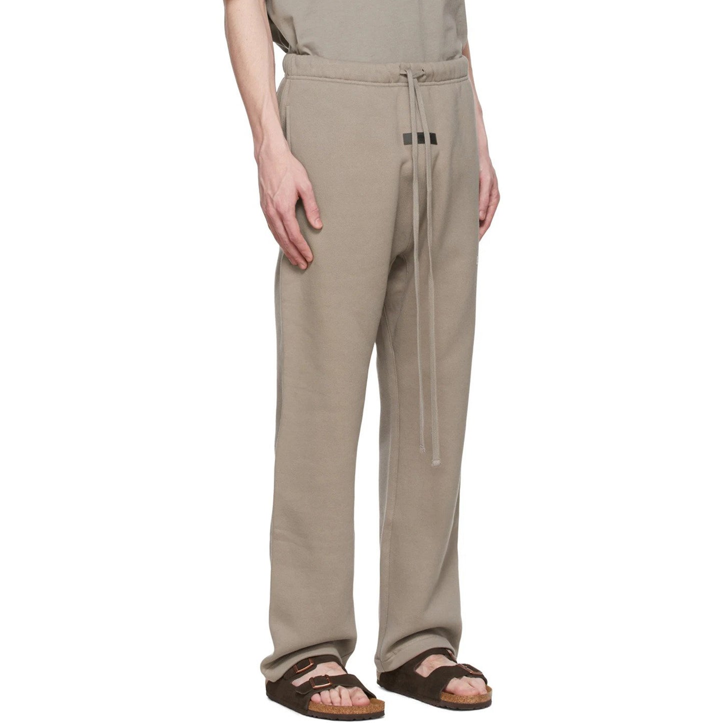 ESSENTIALS taupe cotton lounge pants