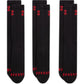 Jordan Essentials Crew Socks Black / Red 3 Pack