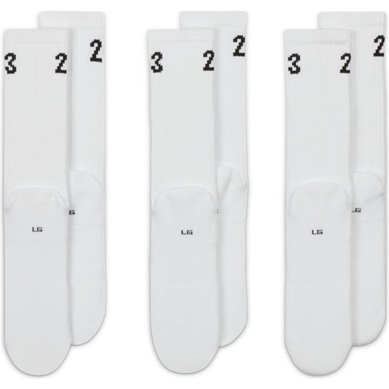 Jordan Essentials Crew Socks White 3 Pack