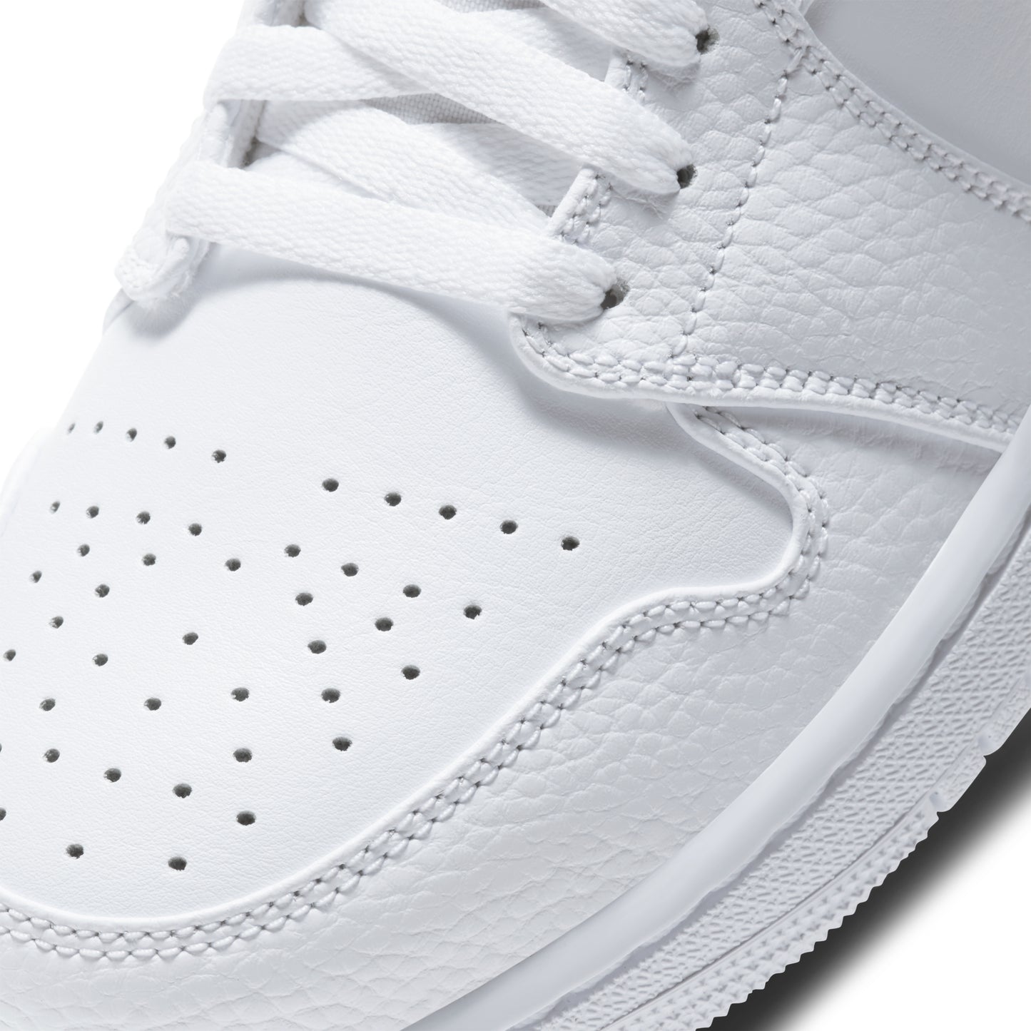 Nike Air Jordan 1 Mid Triple White 2.0