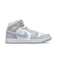Nike Air Jordan 1 Mid Wolf Grey Aluminum (W)