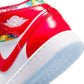 Nike Air Jordan 1 Mid Barcelona Sweater Red Patent (GS)